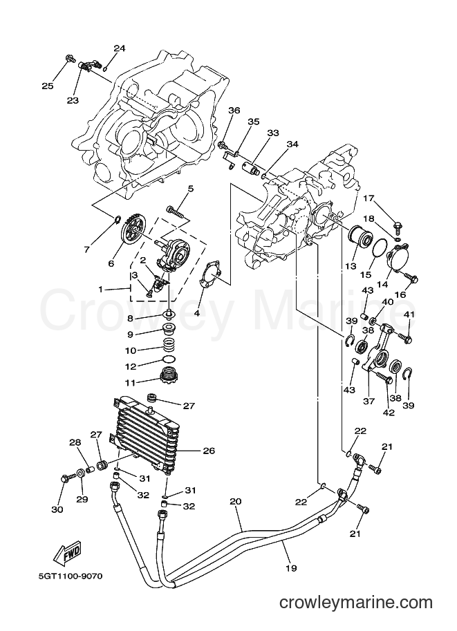 2000 ATV YFM600FWA - YFM600FWA (5GT8) [010] - OIL PUMP