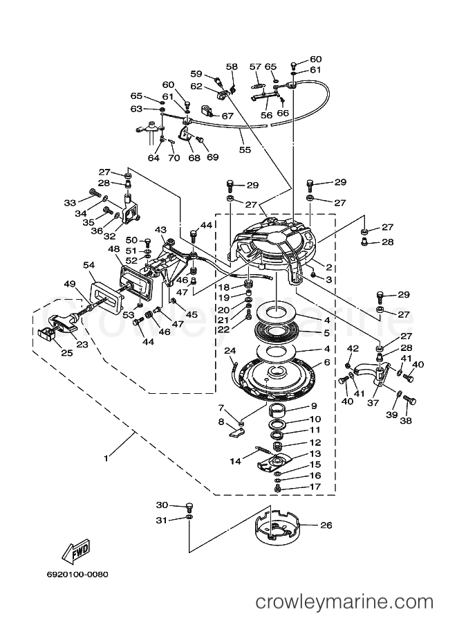 Yamaha Motors E75BMHDL (6925) [070] - STARTER