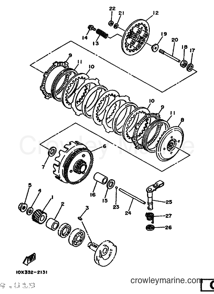 1986 Scooter DT80LC - DT80LC (53W) [999] - CLUTCH