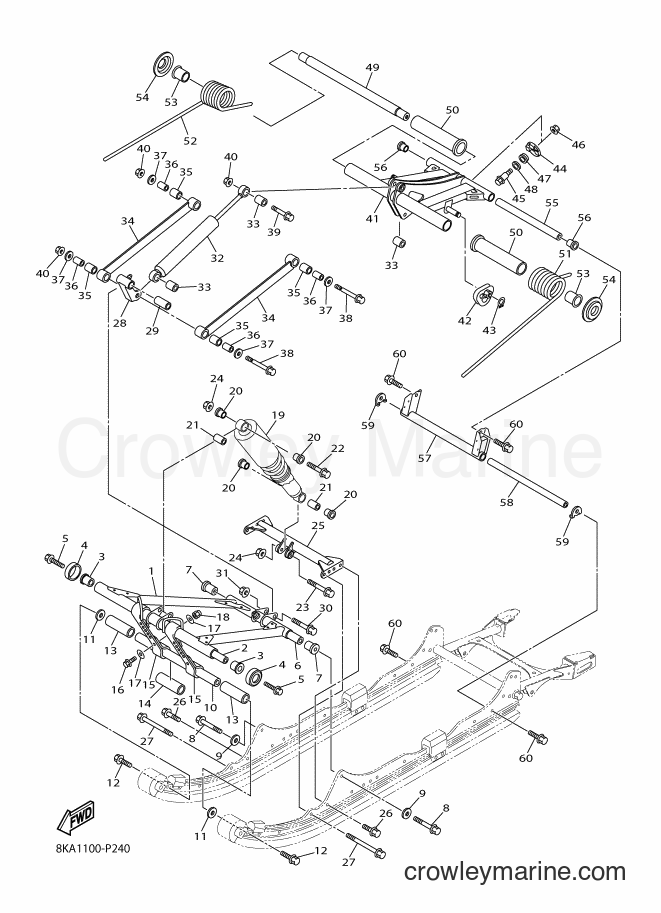 2015 Snowmobile VK540E - VK540E (8KA1) [020] - TRACK SUSPENSION 2