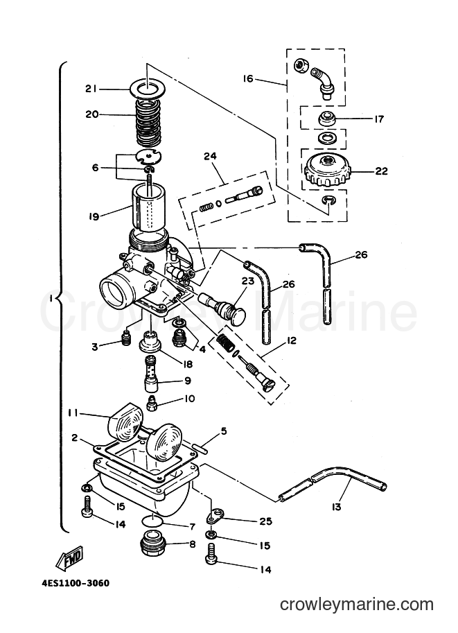 1994 Scooter YZ80LWH - YZ80LWH (4LC3) [999] - CARBURETOR