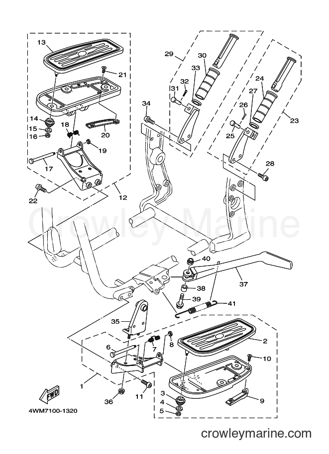 2001 Cruiser XV1600AT - XV1600AT (5GAB) [020] - STAND & FOOTREST