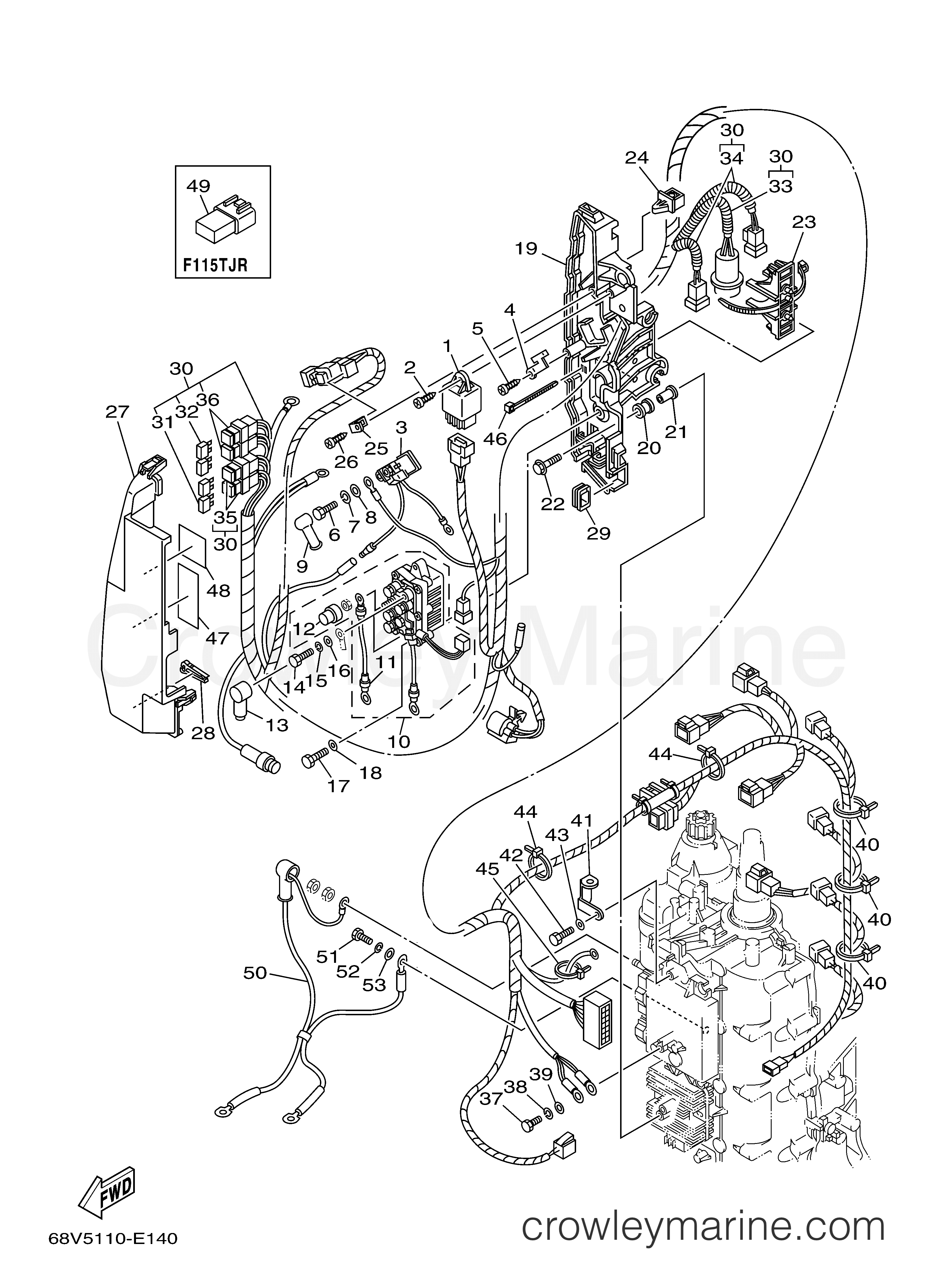 Yamaha Motors LF115TXR - ELECTRICAL 2