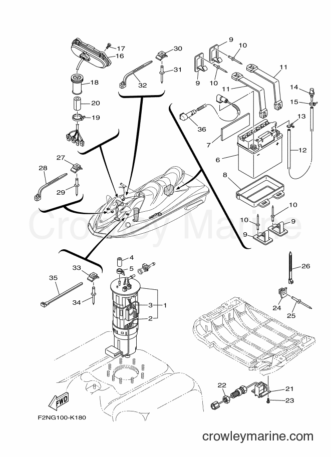 Yamaha Motors VX1100C-N (F2PH) [010] - ELECTRICAL 3