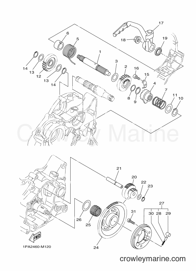 Yamaha Motors FZ150 (1PA2) [010] - STARTER CLUTCH