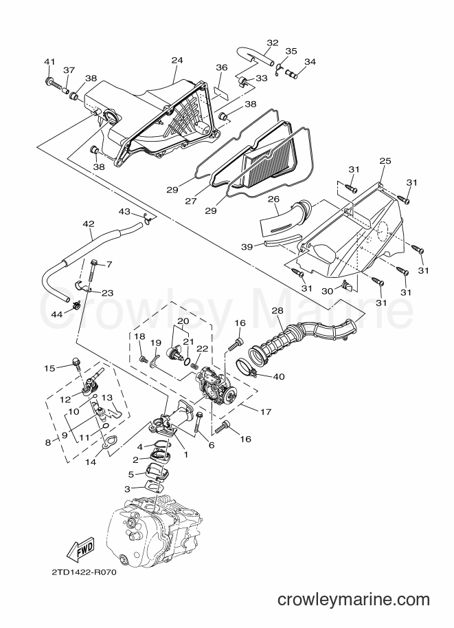 2018 Scooter LTS125-C - LTS125-C (BW54) [010] - INTAKE