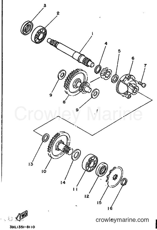 1988 Scooter DT50R - DT50R (3HL2) [999] - TRANSMISSION