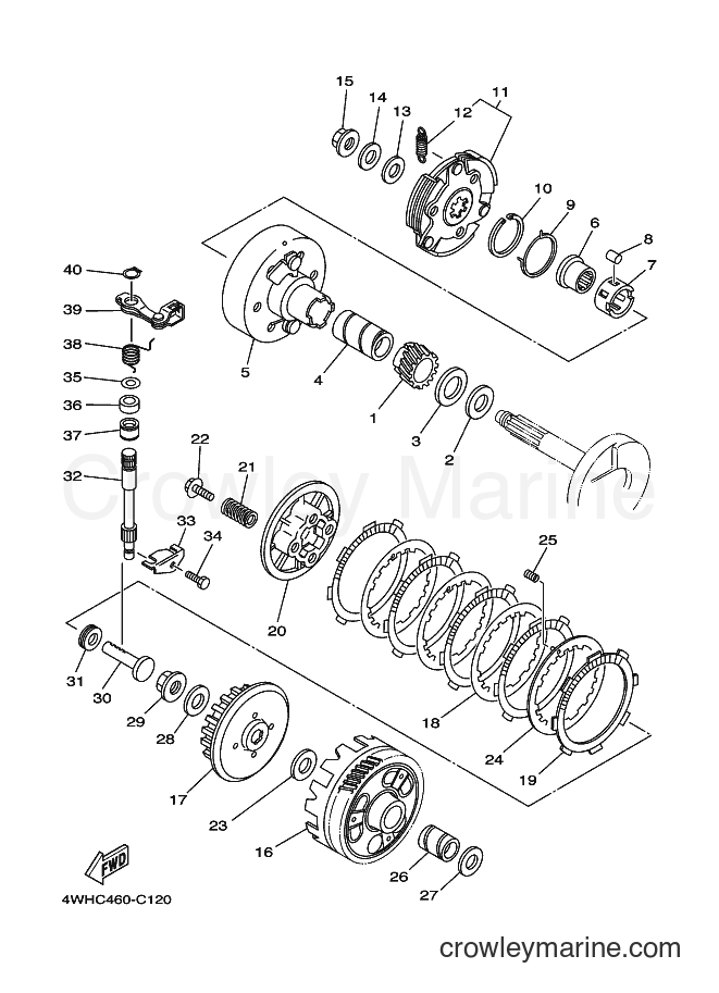 2003 Street Bike V110E - V110E (4WHC) [010] - CLUTCH