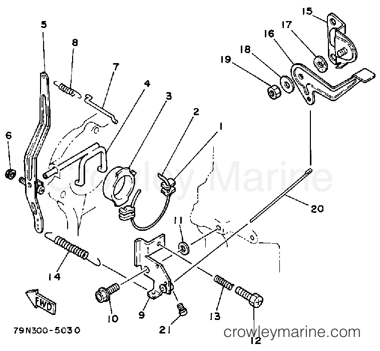 Yamaha Motors YS624T - GOVERNOR