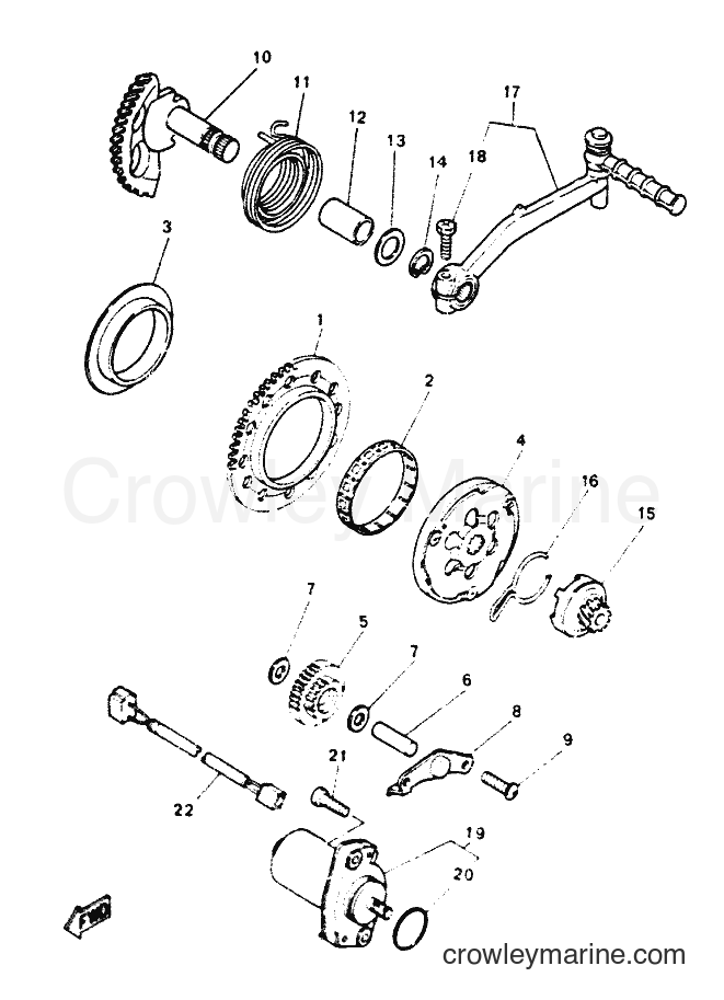 Yamaha Motors YN50 (5AD4) [999] - STARTER
