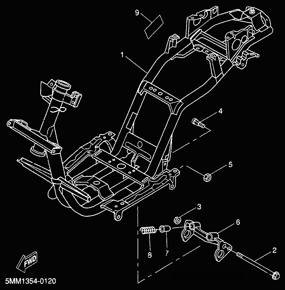 Yamaha Motors CW50 (5MN1) [020] - FRAME