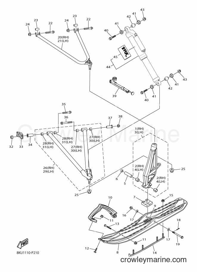 Yamaha Motors SRV10ML2 (8KU1) [010] - SKI
