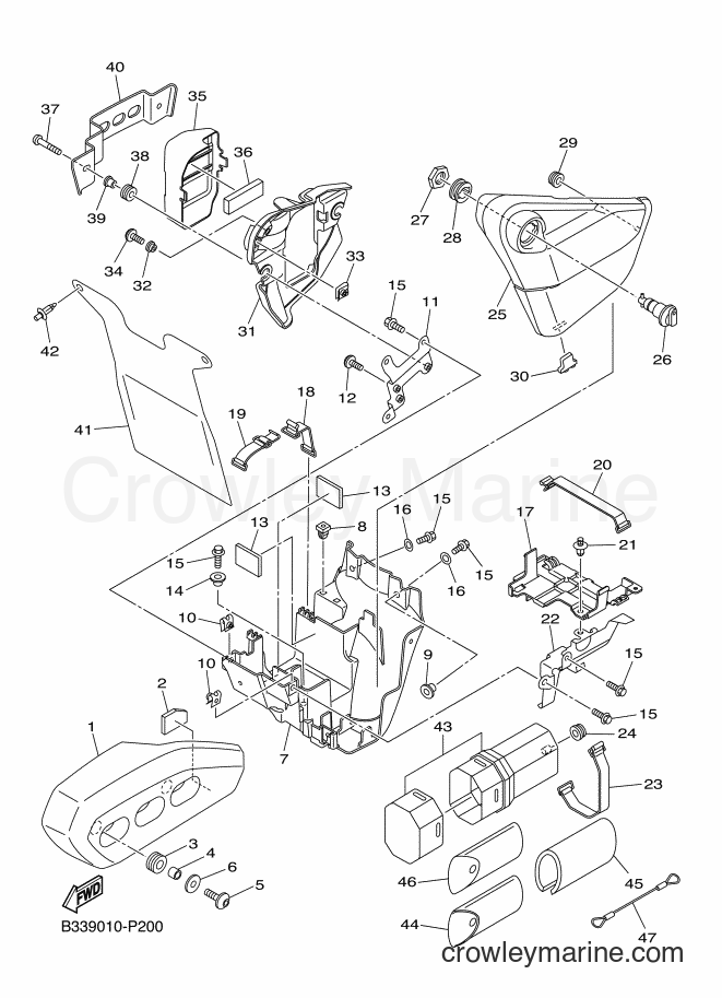 Yamaha Motors XVS950CU (B339) [010] - SIDE COVER