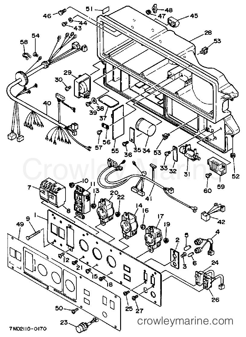 Yamaha Motors YG550D - CONTROL BOX (YG650DE)