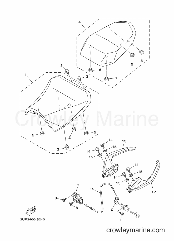 2017 Street Bike FZN150 - FZN150 (2UP3) [010] - SEAT