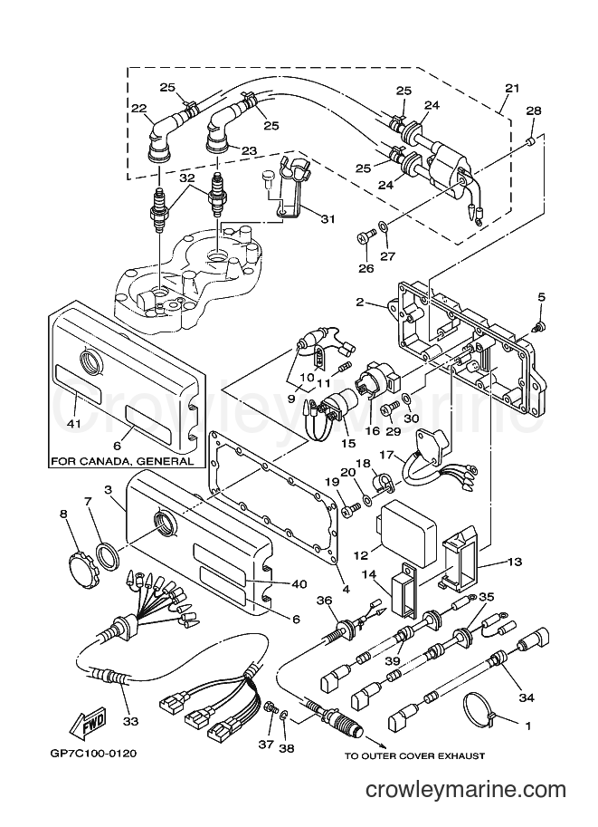 Yamaha Motors JET FOR GP760 (65V4) [02A] - ELECTRICAL 1