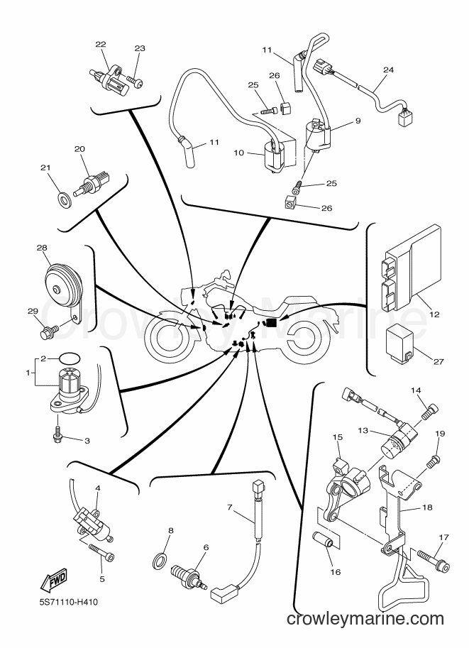 Yamaha Motors XVS950A (5S7C) [010] - ELECTRICAL 1