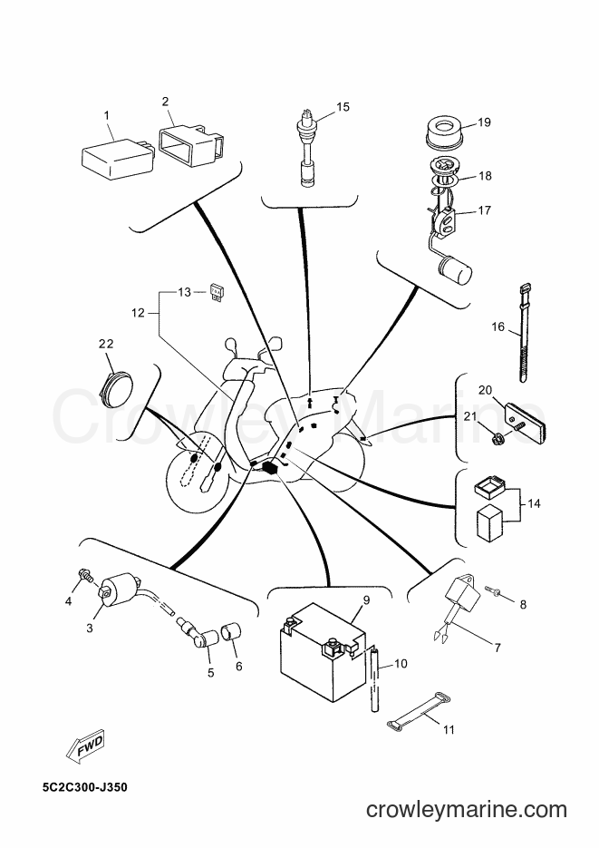 Yamaha Motors YN50 (5C2J) [080] - ELECTRICAL 2