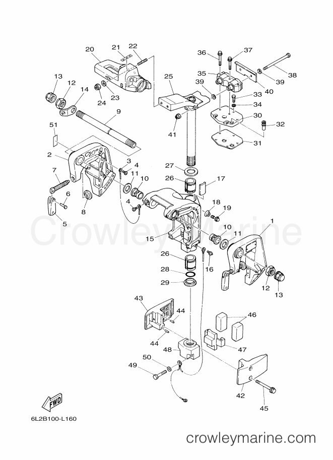 Yamaha Motors 20SMH-2012 (6L3B) [180] - BRACKET 1