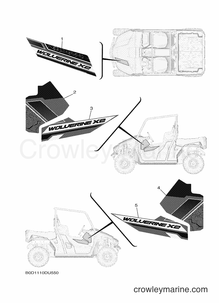 Yamaha Motors YXE850EBN (B0D2) [010] - GRAPHICS