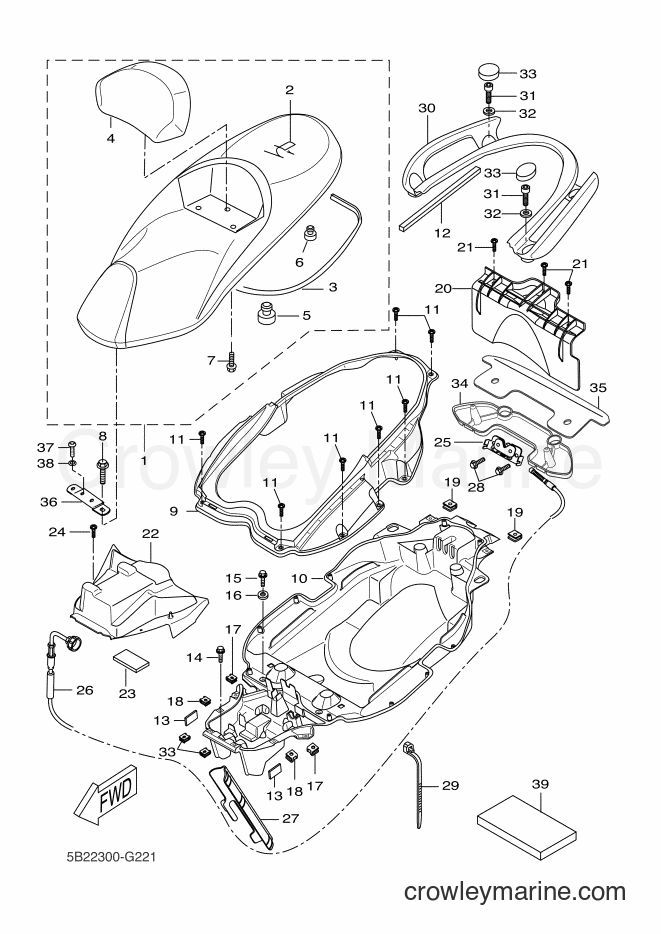 2008 Scooter VP250 - VP250 (5B22) [030] - SEAT