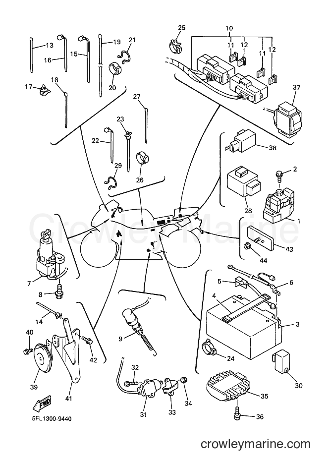 1999 Sport Bike YZF-R7 - YZF-R7 (5FL1) [020] - ELECTRICAL 2