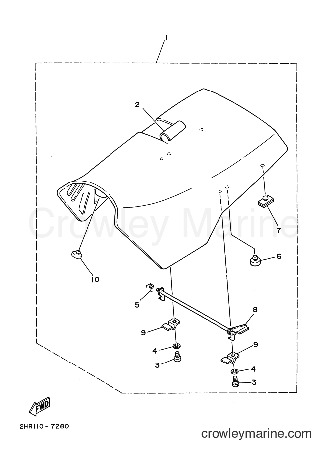 1993 ATV YFM400FW - YFM400FW (4GB2) [010] - SEAT