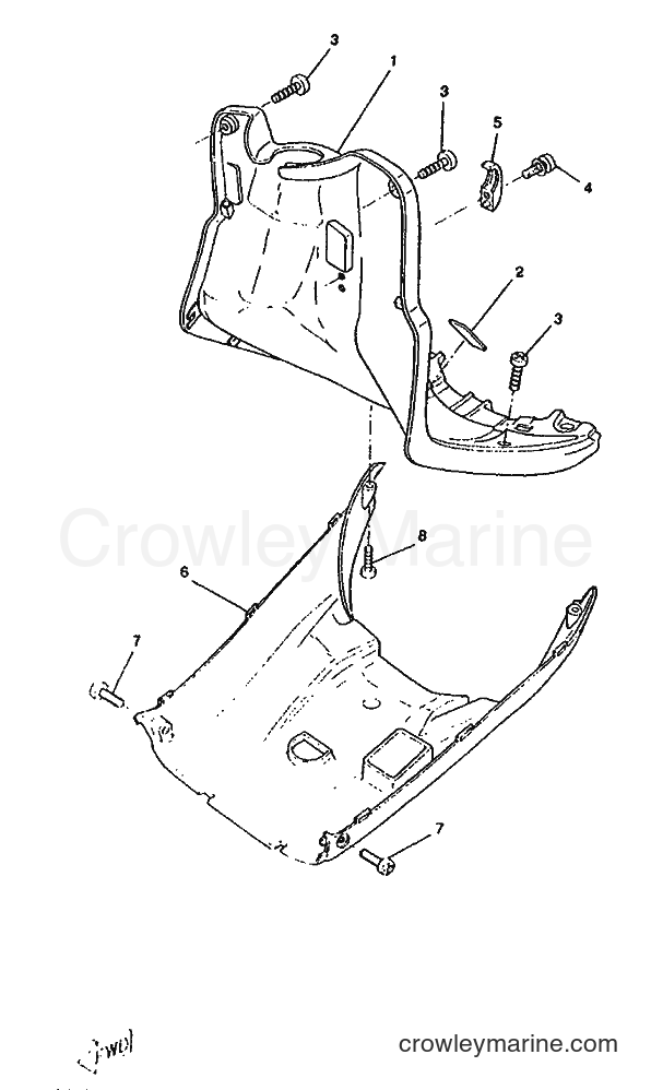 1995 Scooter CW50RS - CW50RS (4VA1) [999] - LEG SHIELD
