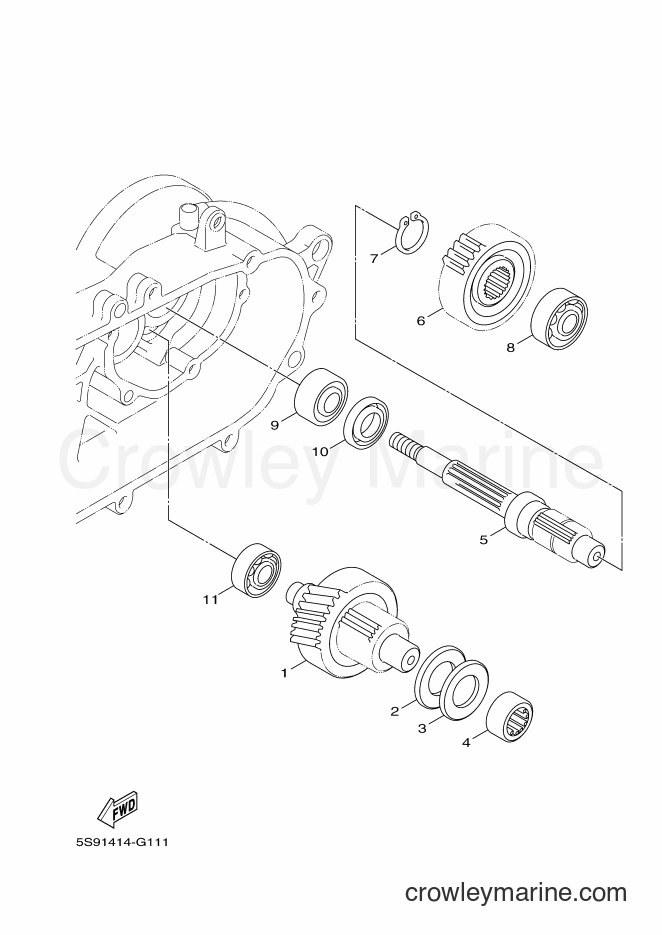 2017 Scooter YW125 - YW125 (BC94) [010] - TRANSMISSION