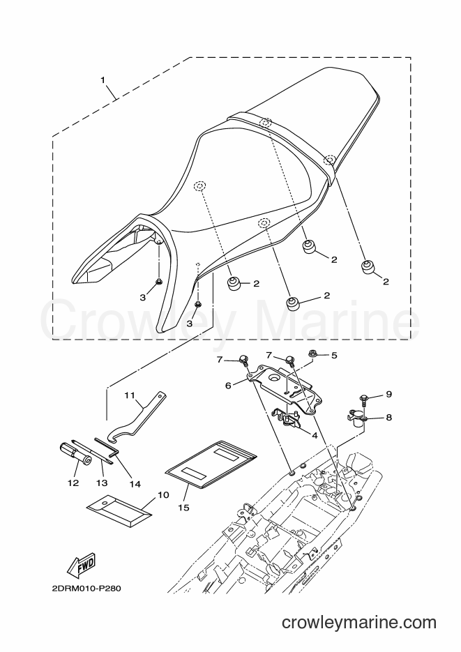 2015 Street Bike MT-09A - MT-09A (2DRM) [010] - SEAT
