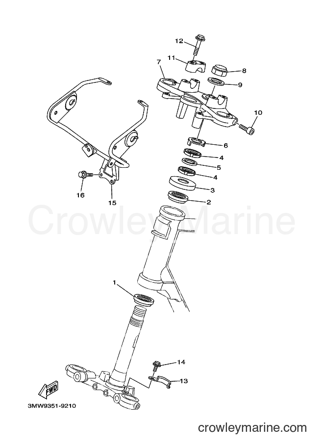2000 Street Bike SR125 - SR125 (3MW9) [100] - STEERING