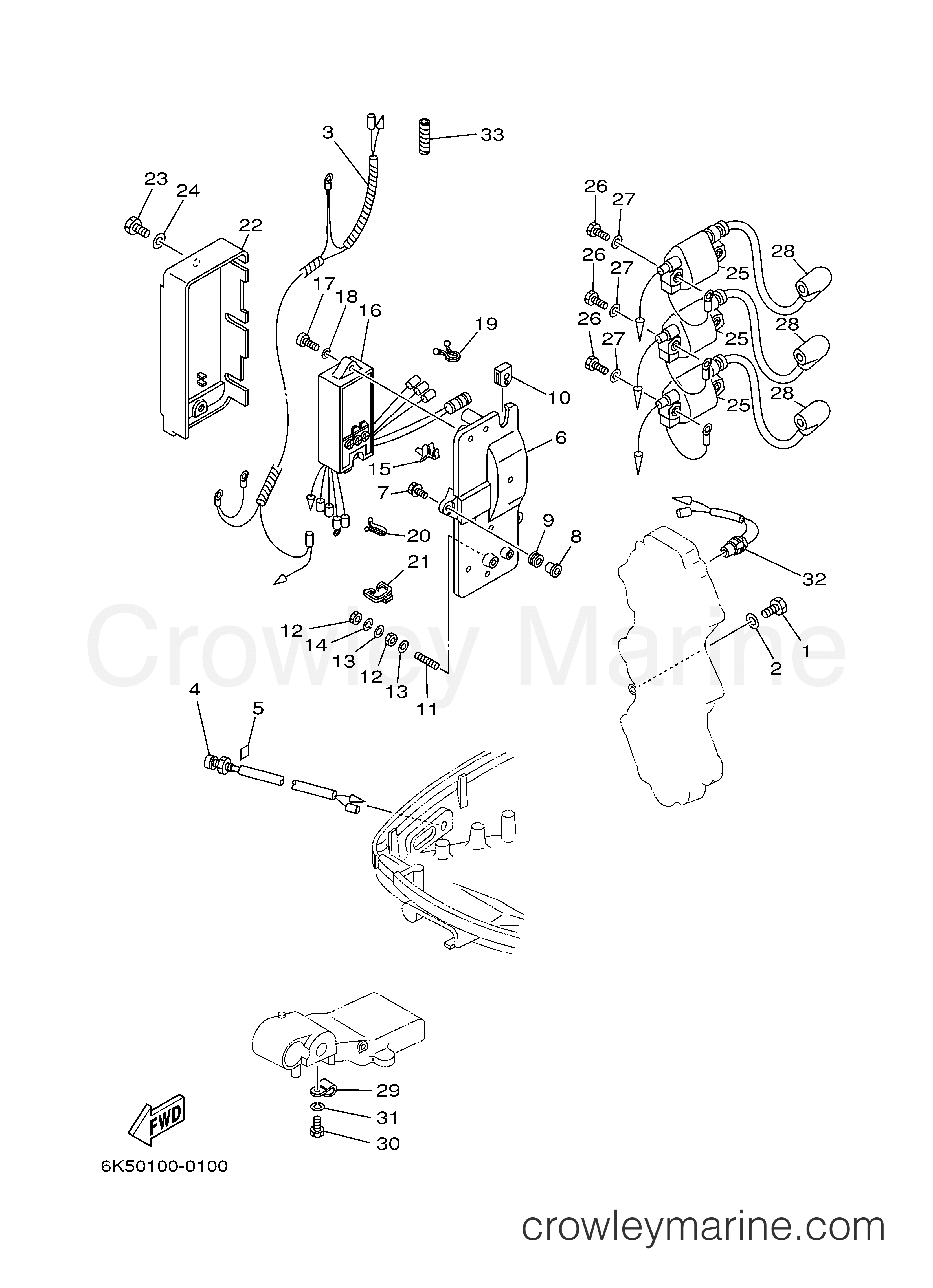 Yamaha Motors E60MLHY - ELECTRICAL 1