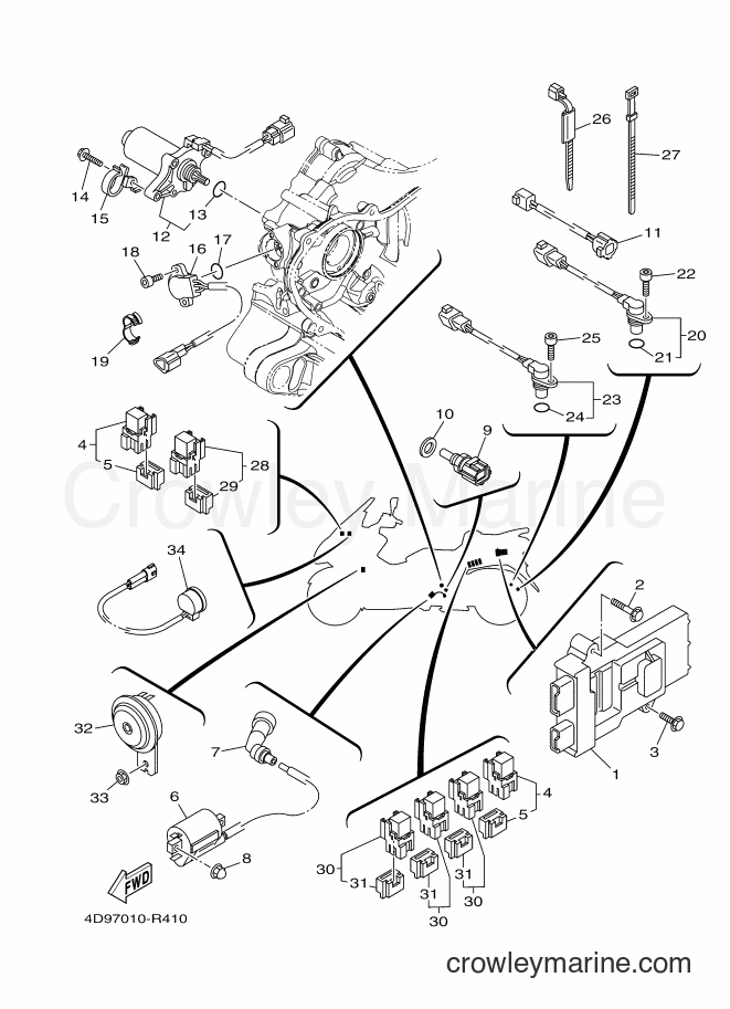 Yamaha Motors YP250 (4D97) [010] - ELECTRICAL 2