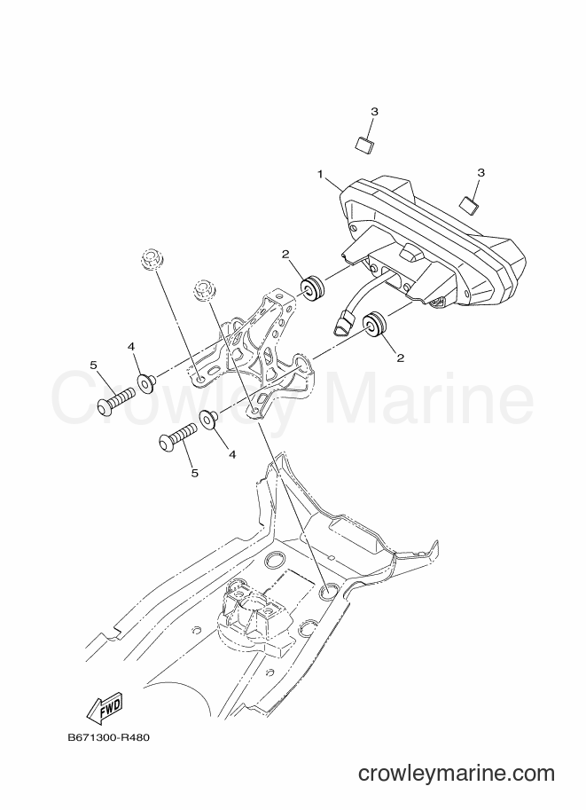 2016 Street Bike MTN1000 - MTN1000 (B671) [010] - TAILLIGHT