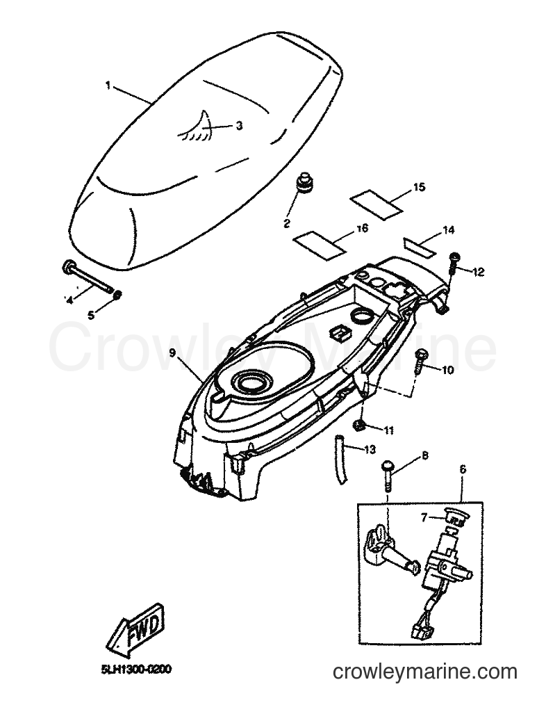 2000 Scooter EW50 - EW50 (5LH1) [030] - SEAT