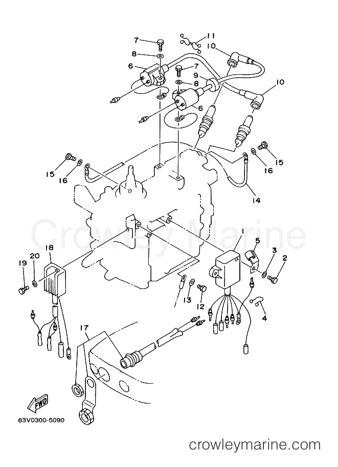 Yamaha Motors 9.9F (63V) [030] - ELECTRICAL 1