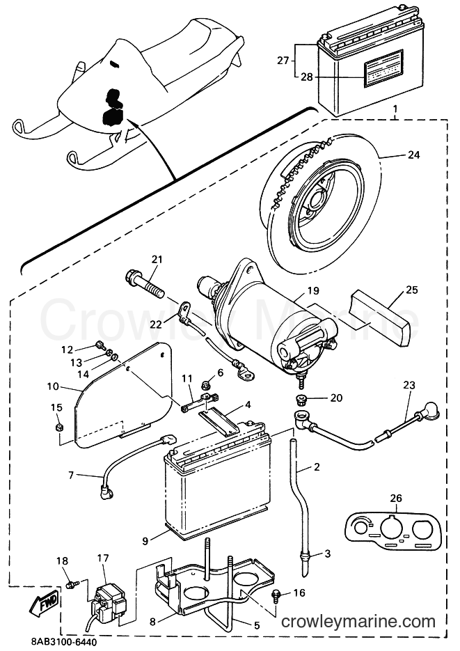Yamaha Motors VX600XT (8BV1) [010] - ALTERNATE (ELECTRICAL)