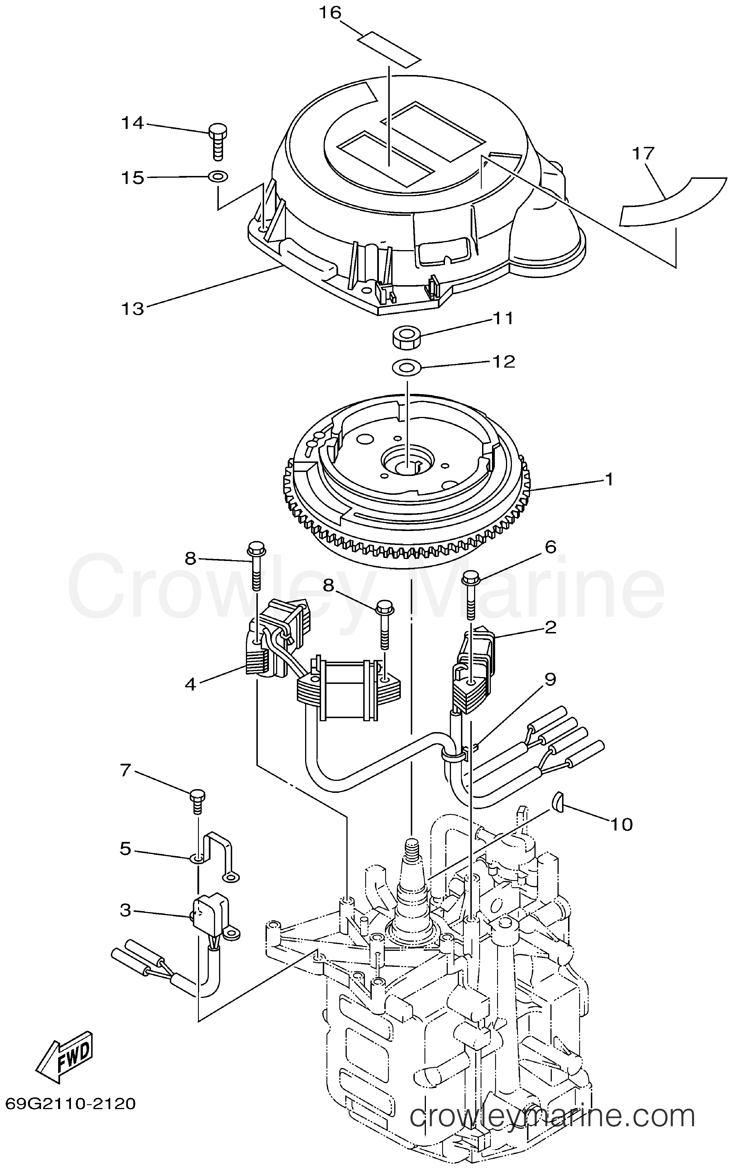 Yamaha Motors T8ELHA - GENERATOR