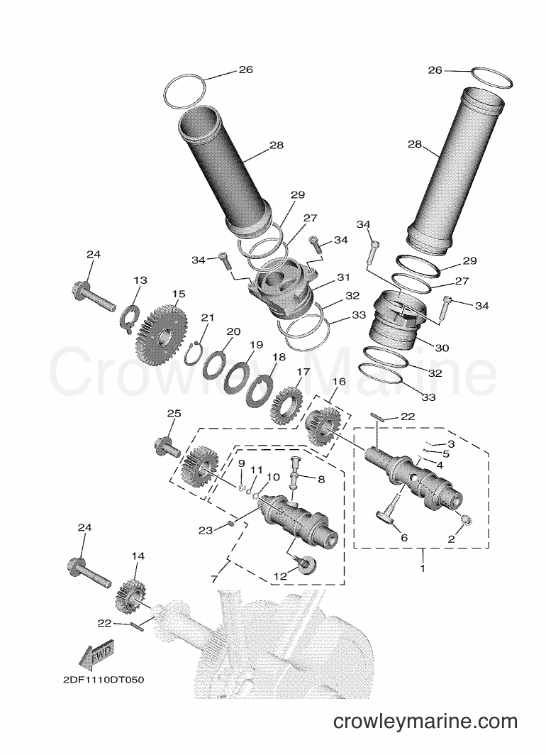 2018 Cruiser XV1900CFD - XV1900CFD (2DG6) [010] - CAMSHAFT & CHAIN