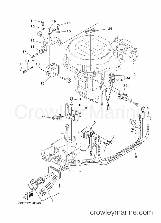 Yamaha Motors FT8DEX (60S8) [140] - ELECTRICAL 3
