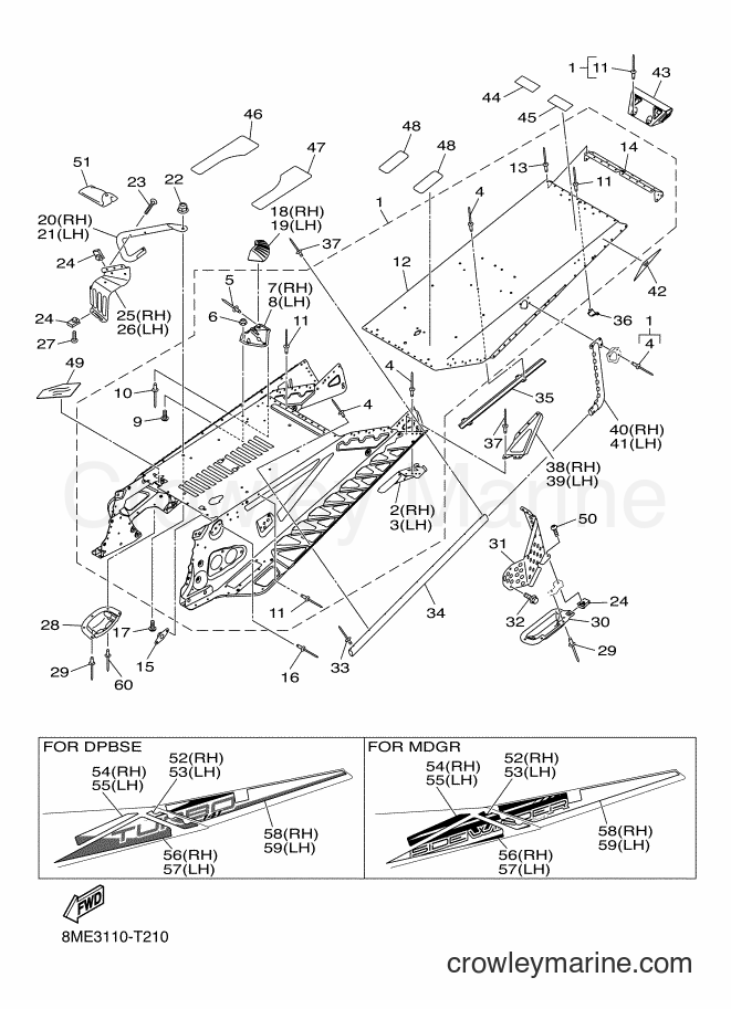 2018 Snowmobile SRS10XS41 - SRS10XS41 (8ME3) [010] - FRAME 2