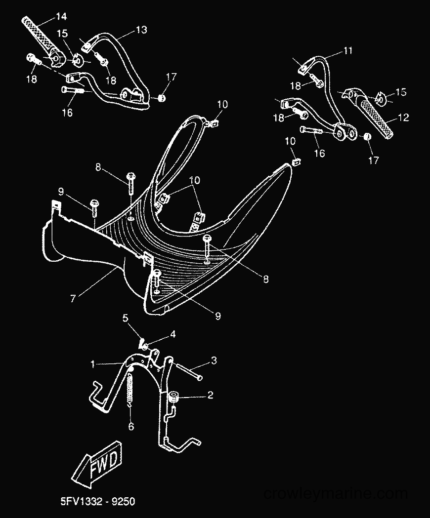 2000 Scooter YH50 - YH50 (5JB4) [030] - STAND & FOOTREST