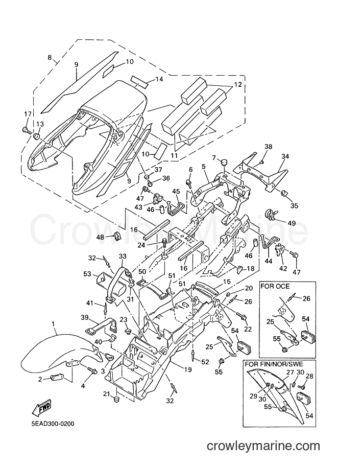 2000 Street Bike XJR1300SP - XJR1300SP (5EAE) [060] - FENDER