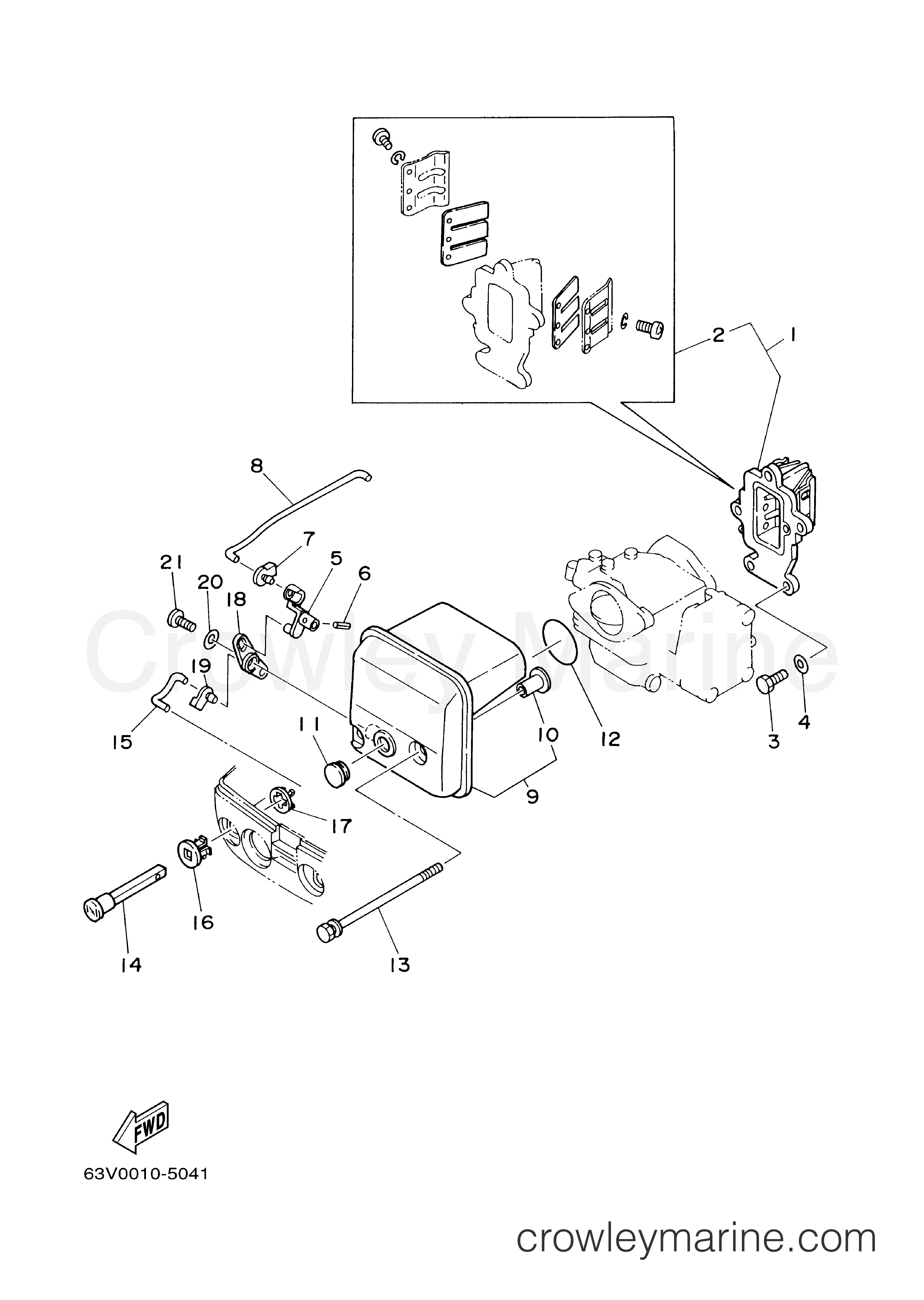 Yamaha Motors 15MSH - INTAKE