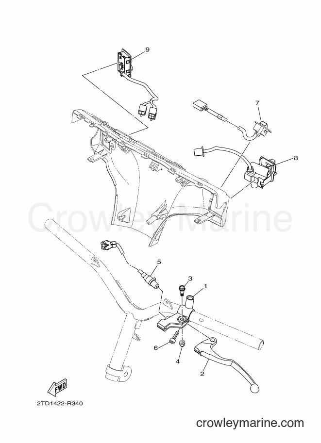 2017 Street Bike LTS125 - LTS125 (2TD3) [010] - HANDLE SWITCH & LEVER