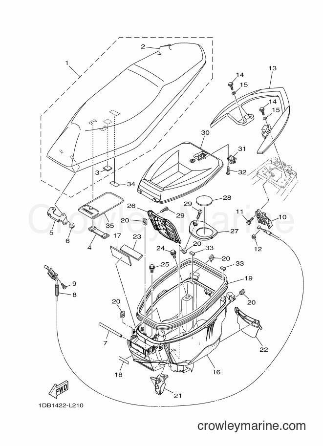 2012 Scooter AT125FC - AT125FC (1DB2) [010] - SEAT