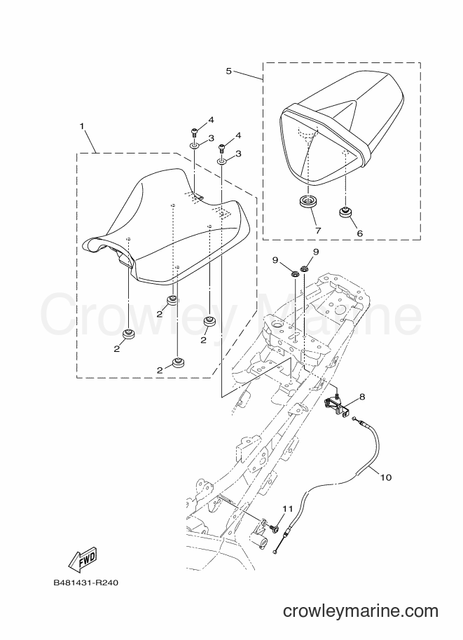 2017 Street Bike TFX150 - TFX150 (B482) [010] - SEAT