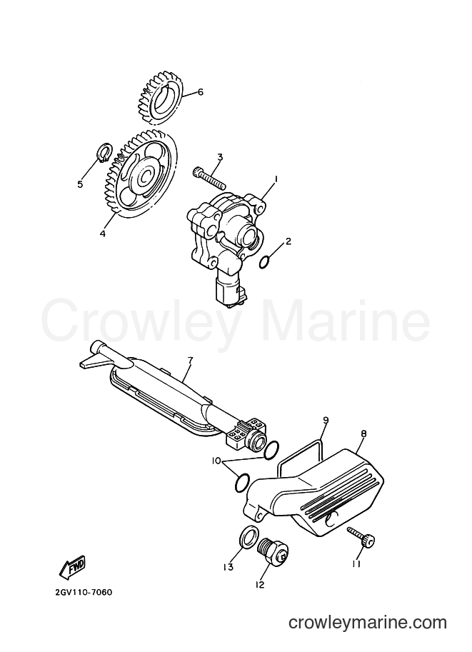 1994 Cruiser XV535S - XV535S (4KU4) [999] - OIL PUMP