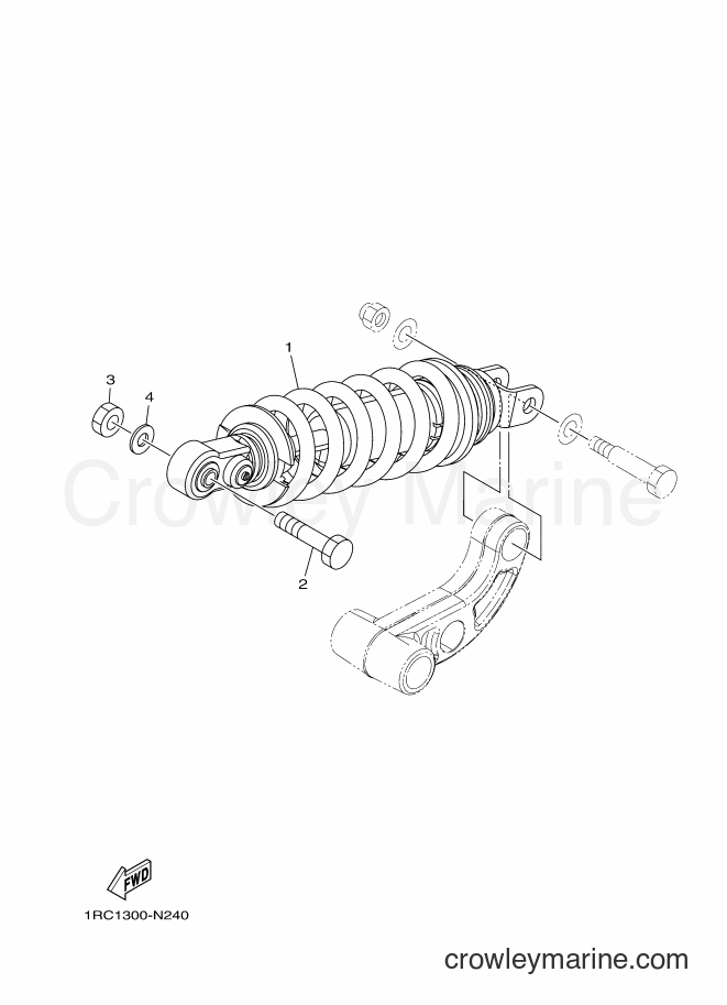 2014 Street Bike MT09A - MT09A (2DR4) [010] - REAR SUSPENSION
