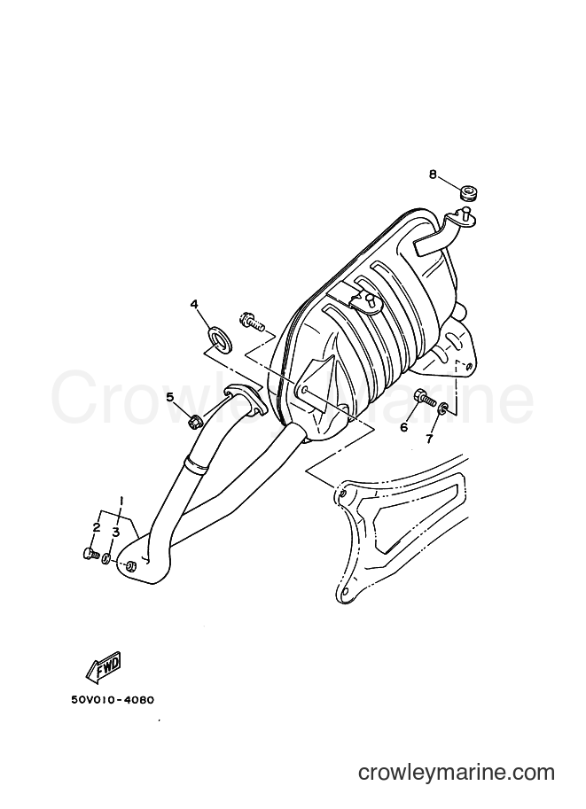 1992 Scooter XC125 - XC125 (3TE2) [999] - EXHAUST